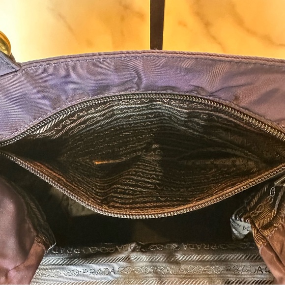 Prada Nylon Navy Blue Bucket Bag - Picture 9 of 16